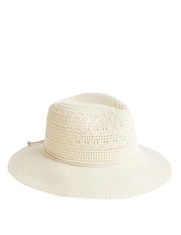 Cotton Rich Packable Fedora Hat