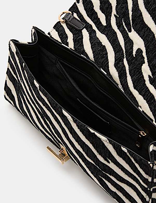 Animal Print Clutch Bag - NZ