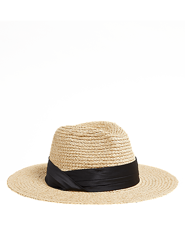 Straw Fedora Hat