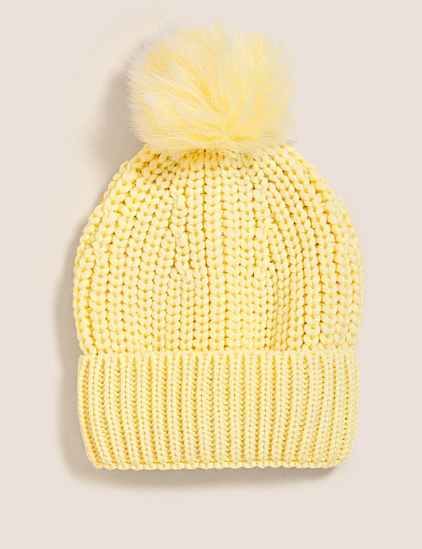 Knitted Pom Hat