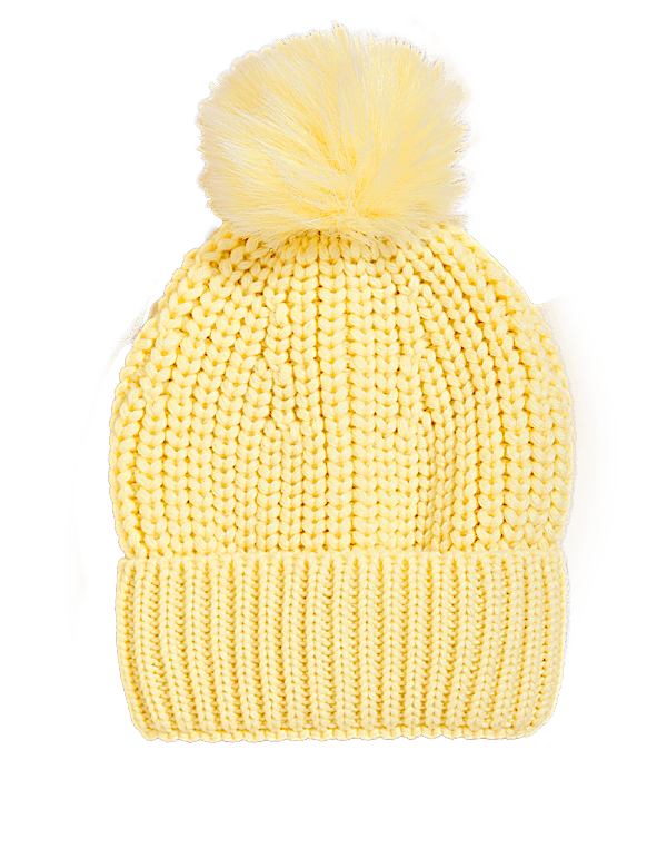 Knitted Pom Hat
