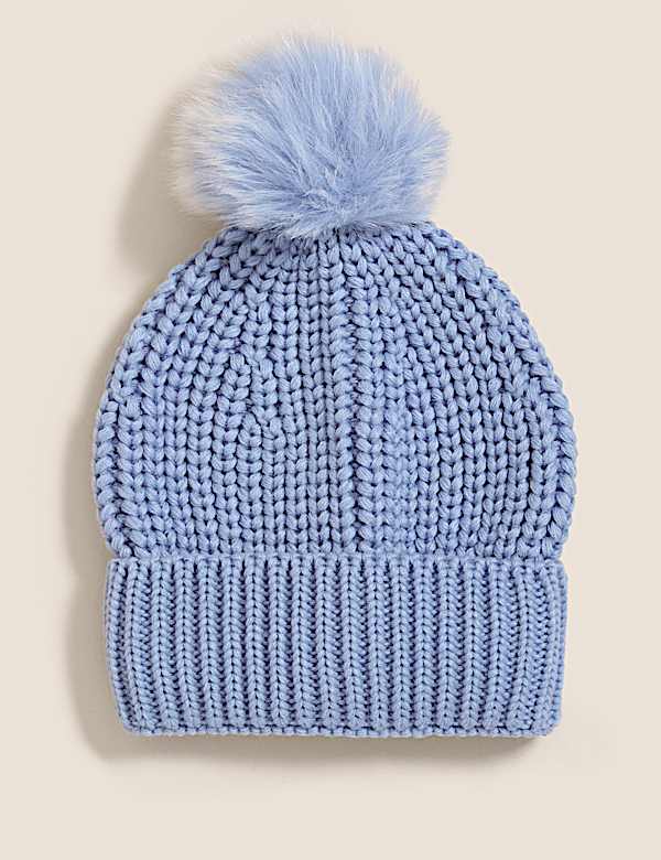 Knitted Pom Hat