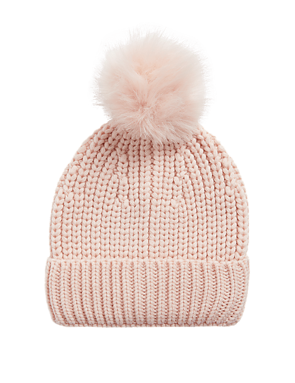 Knitted Pom Hat