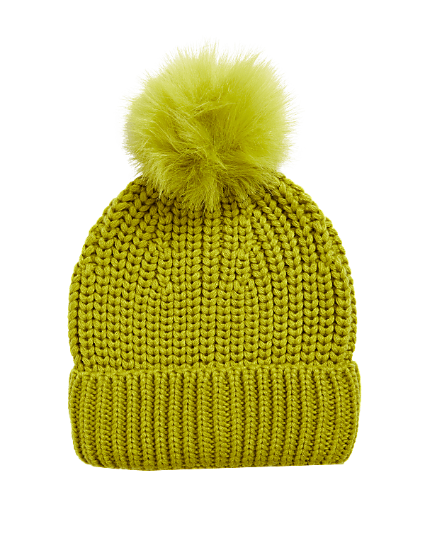 Knitted Pom Hat