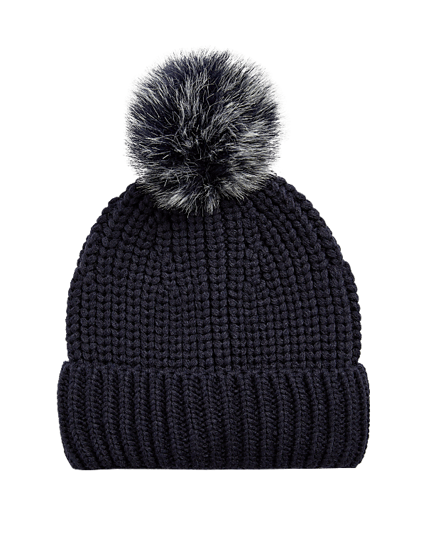Knitted Pom Hat
