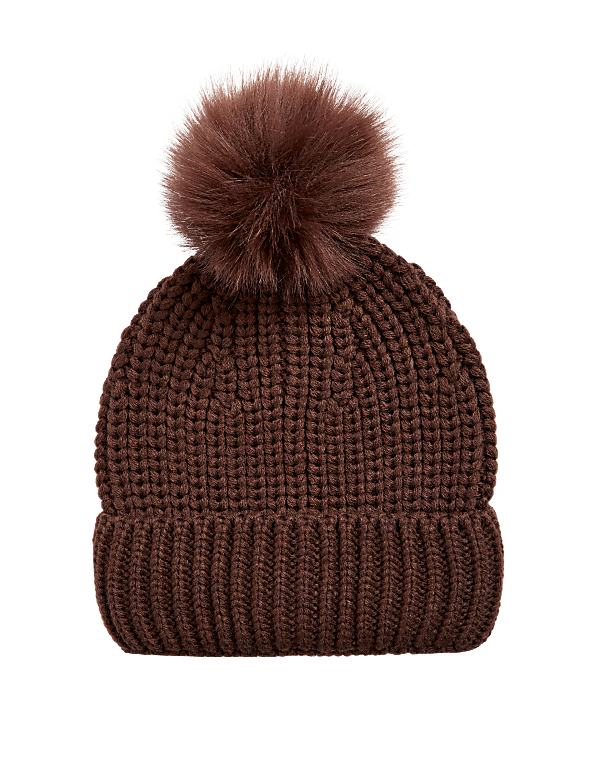 Knitted Pom Hat
