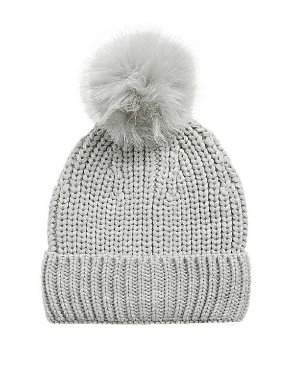 Knitted Pom Hat