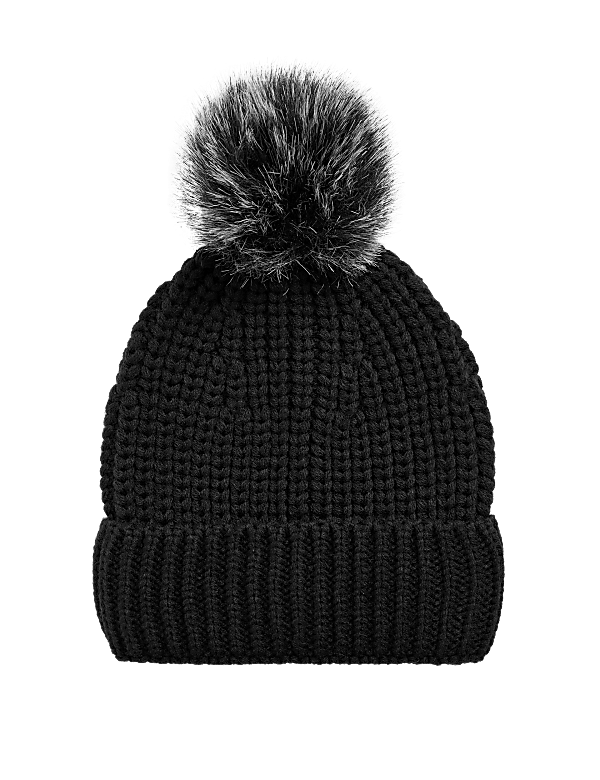 Knitted Pom Hat