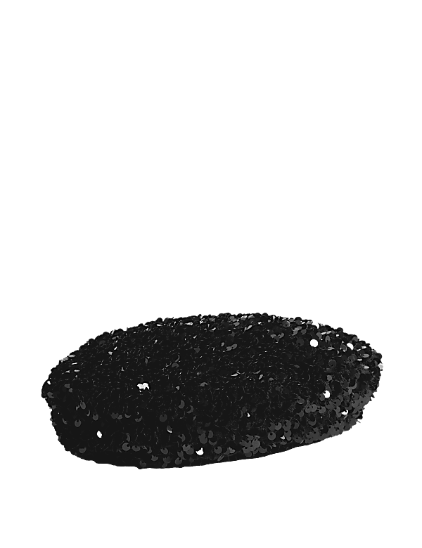 Sequin Beret Hat