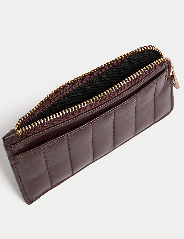 Leather Zip Around Purse
