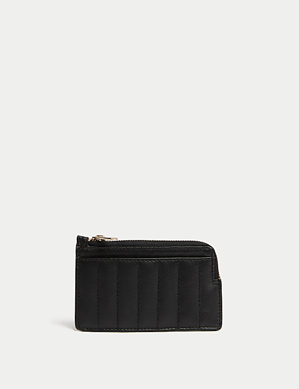 Leather Zip Around Purse - EE