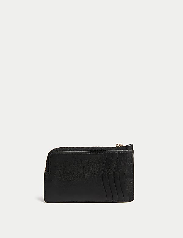 Leather Zip Around Purse - IL