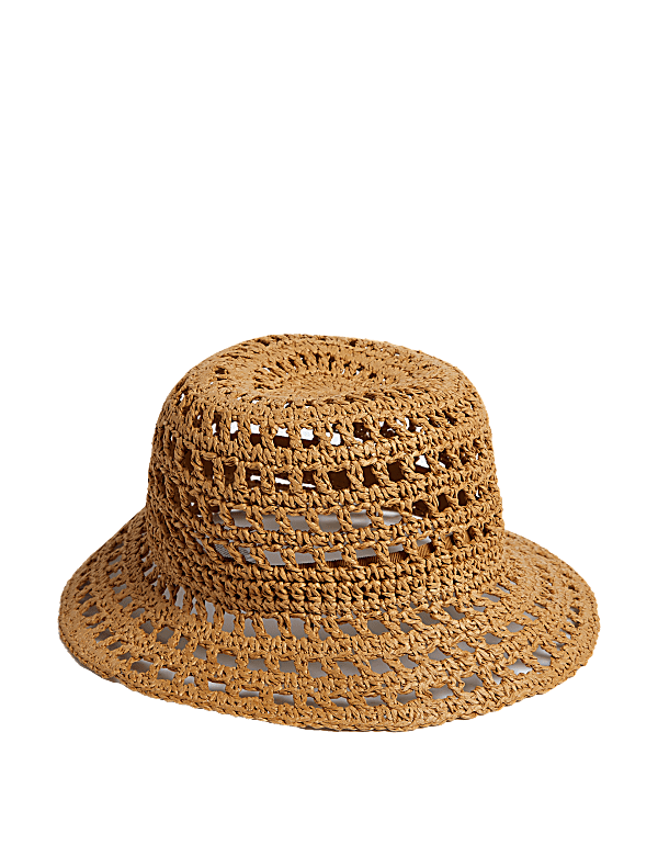 Straw Bucket Hat