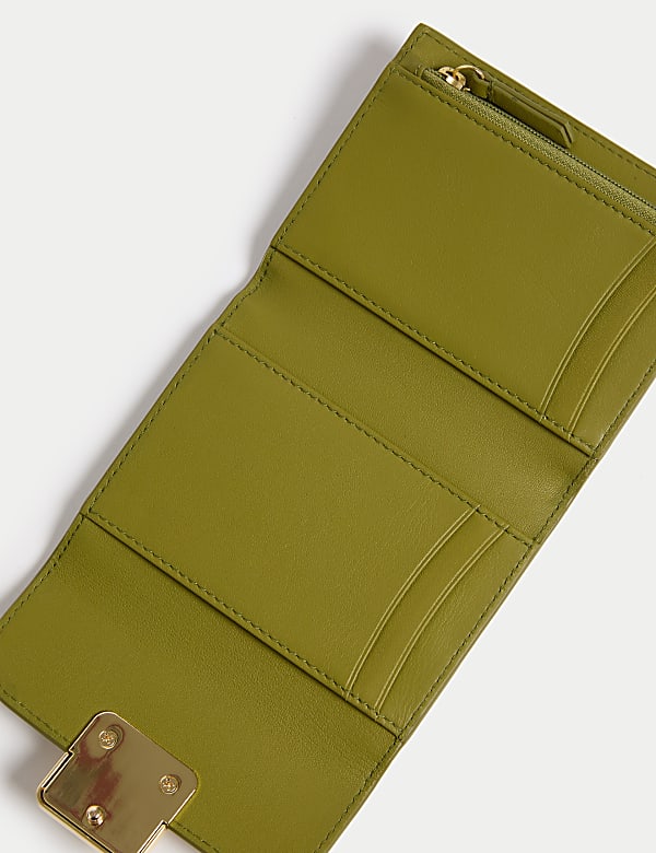 Small Leather Foldover Purse