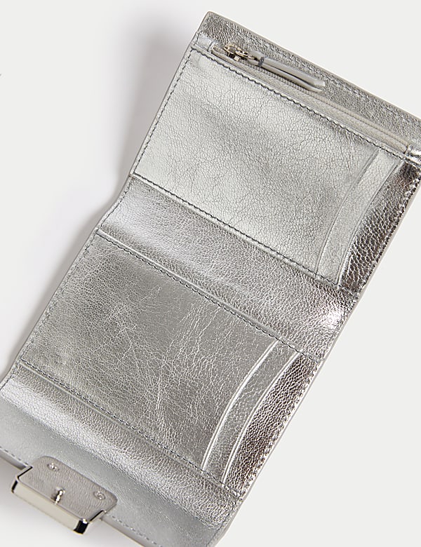 Small Leather Foldover Purse
