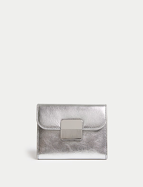 Small Leather Foldover Purse