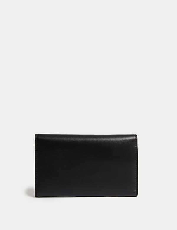 Large Leather Foldover Purse - SI