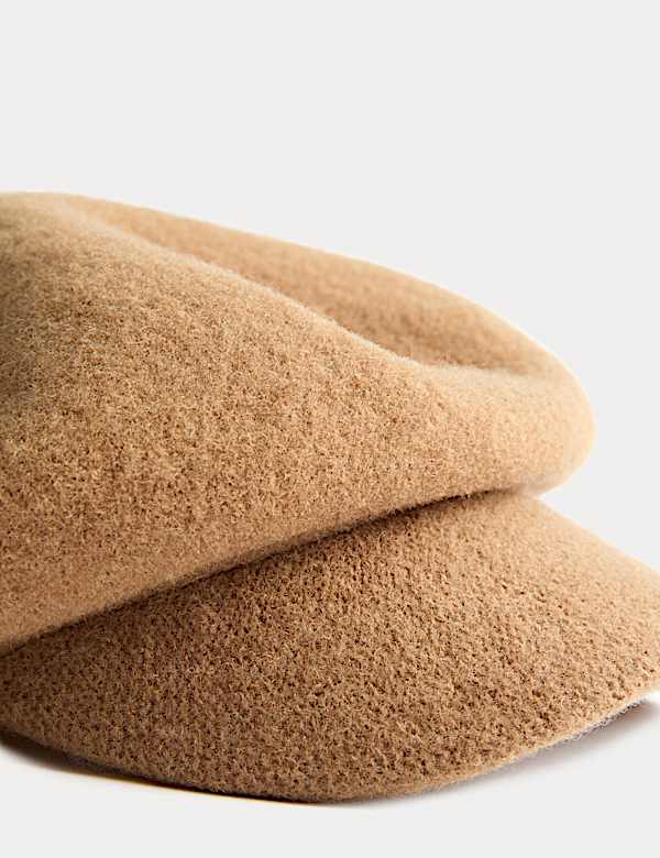 Pure Wool Baker Boy Hat - DE