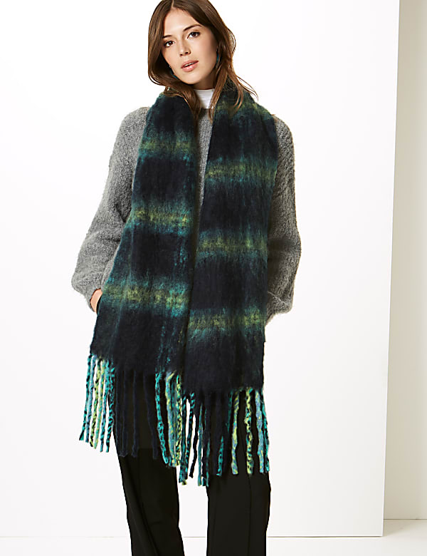 Checked Scarf
