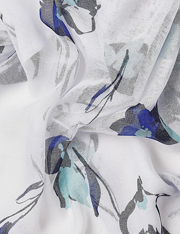 Floral Print Scarf
