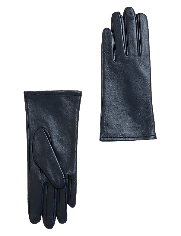 Leather Warm Lined Gloves