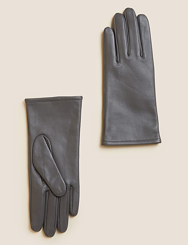 Leather Warm Lined Gloves
