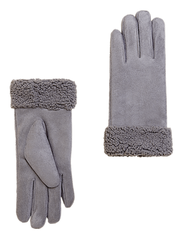 Faux Sheepskin Gloves