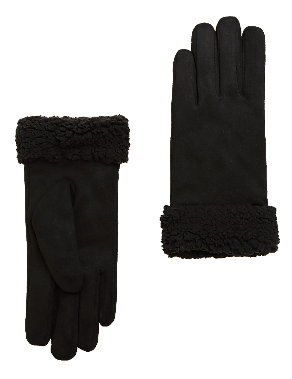 Faux Sheepskin Gloves