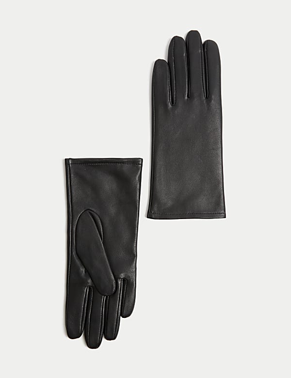 Leather Warm Lined Gloves - CZ