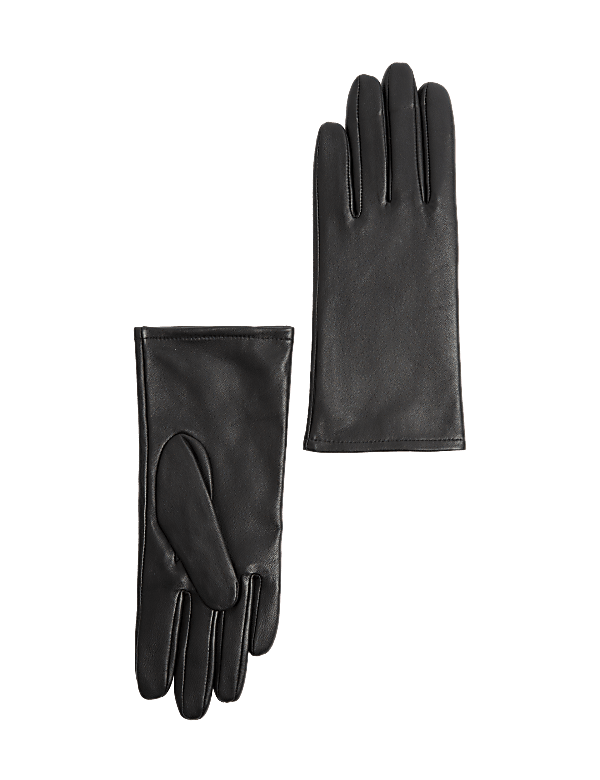 Leather Warm Lined Gloves