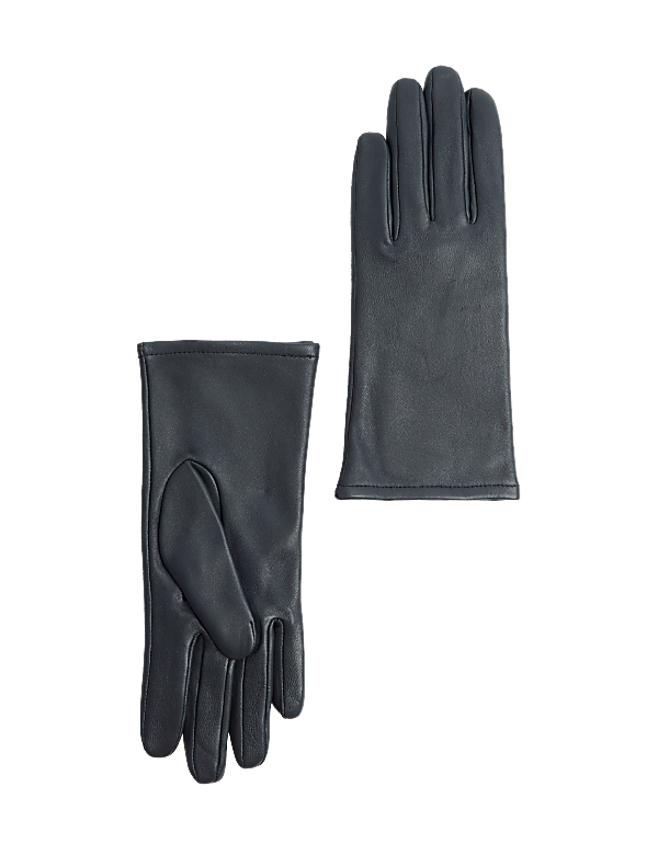 Leather Warm Lined Gloves