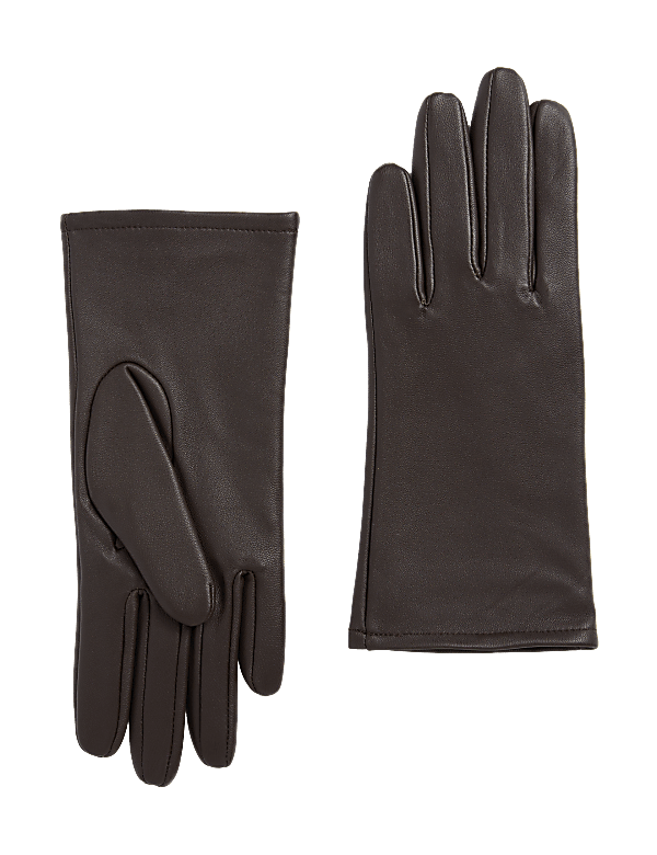 Leather Warm Lined Gloves