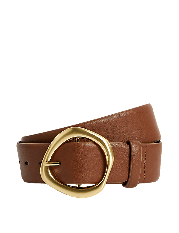 Faux Leather Waist Belt