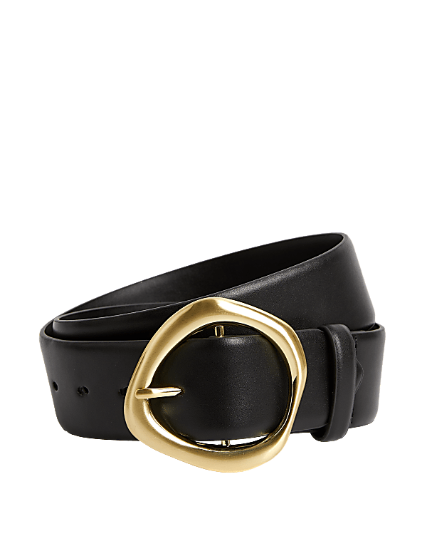 Faux Leather Waist Belt