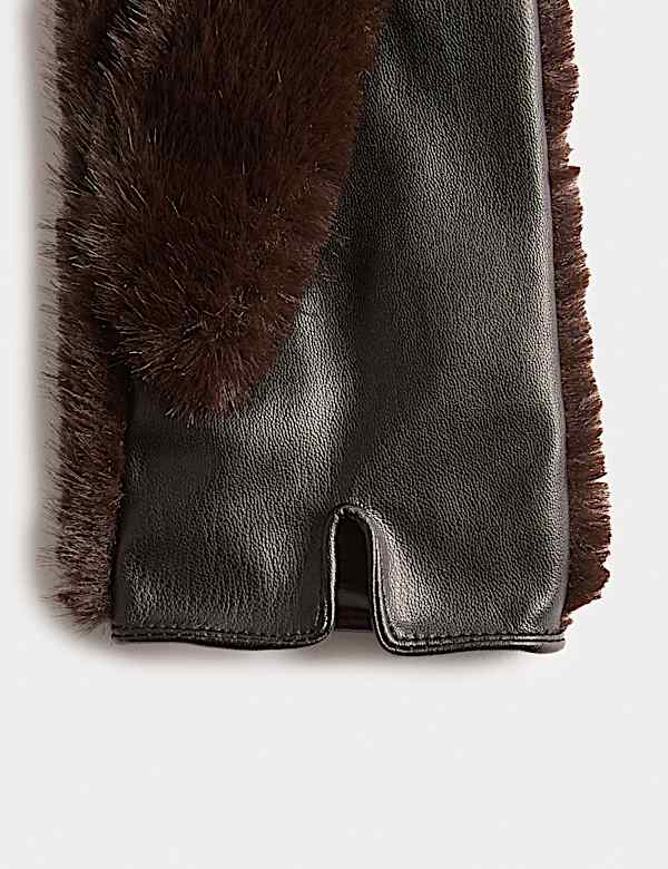 Faux Fur Gloves