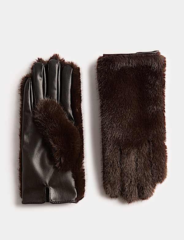 Faux Fur Gloves - VN