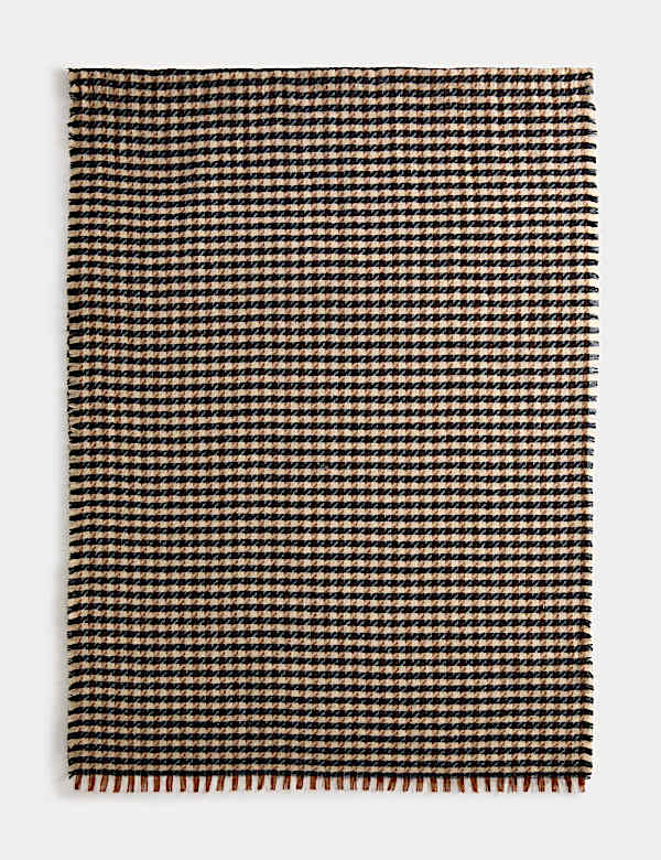 Woven Checked Scarf