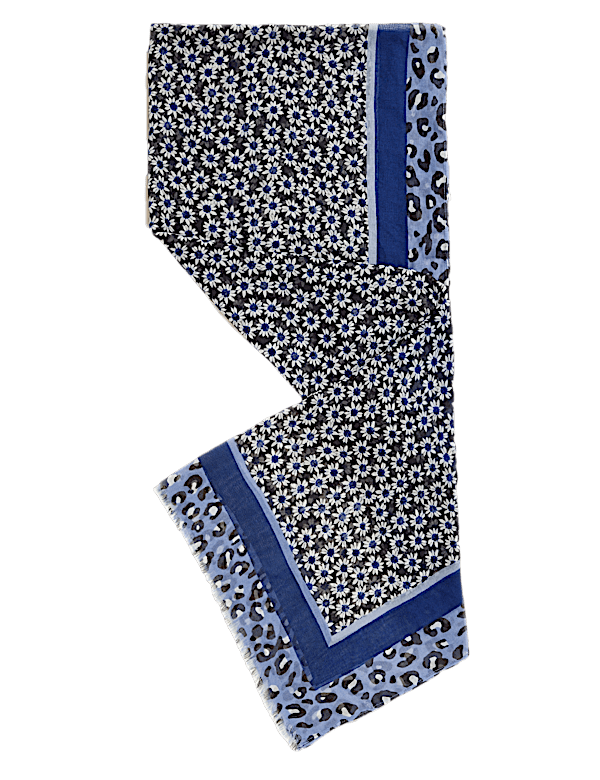 Printed Floral Scarf