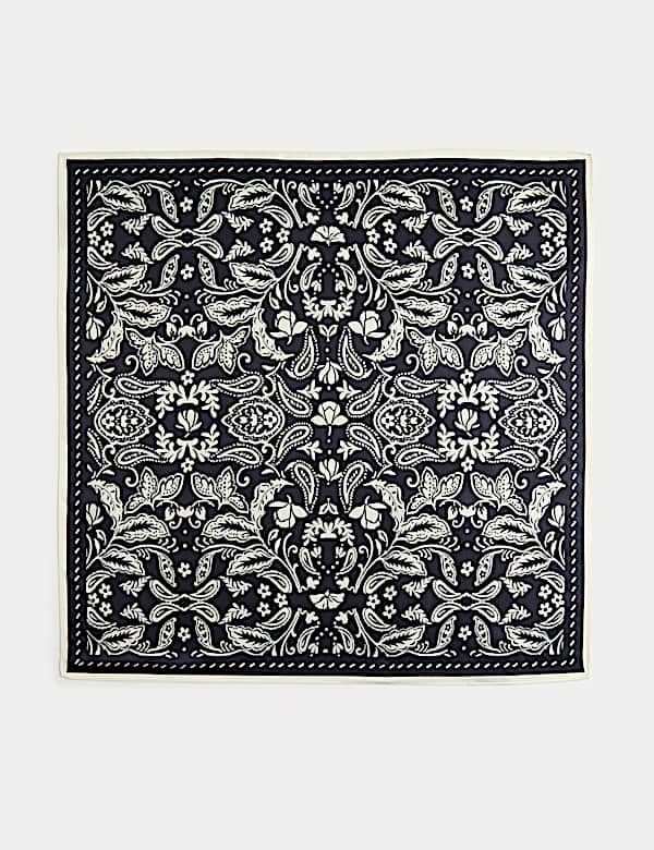 Satin Printed Neckerchief - GR