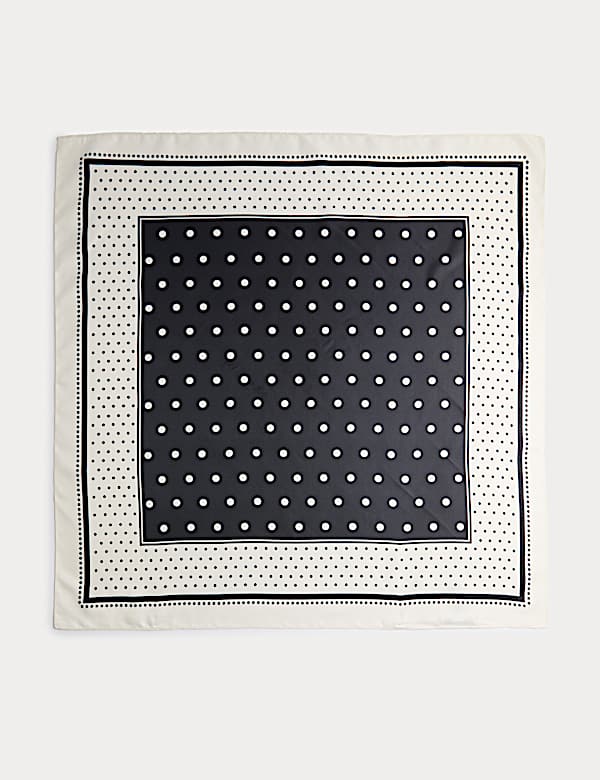 Foulard en soie imprim&eacute;e - FR