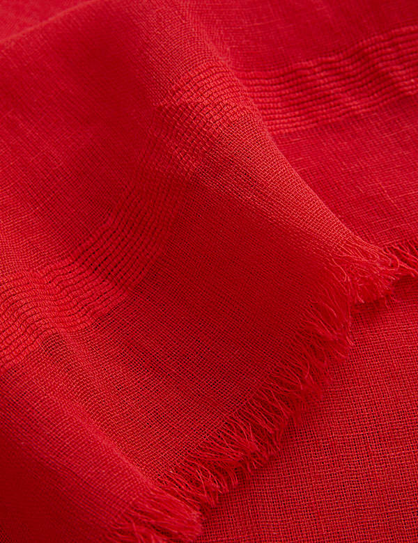 Cotton Linen Blend Scarf