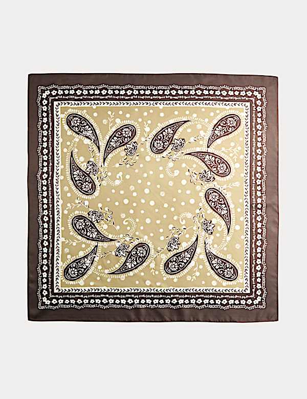 Satin Printed Neckerchief - PT