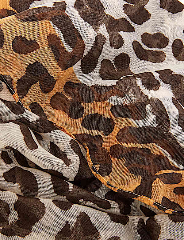 Leopard Print Scarf