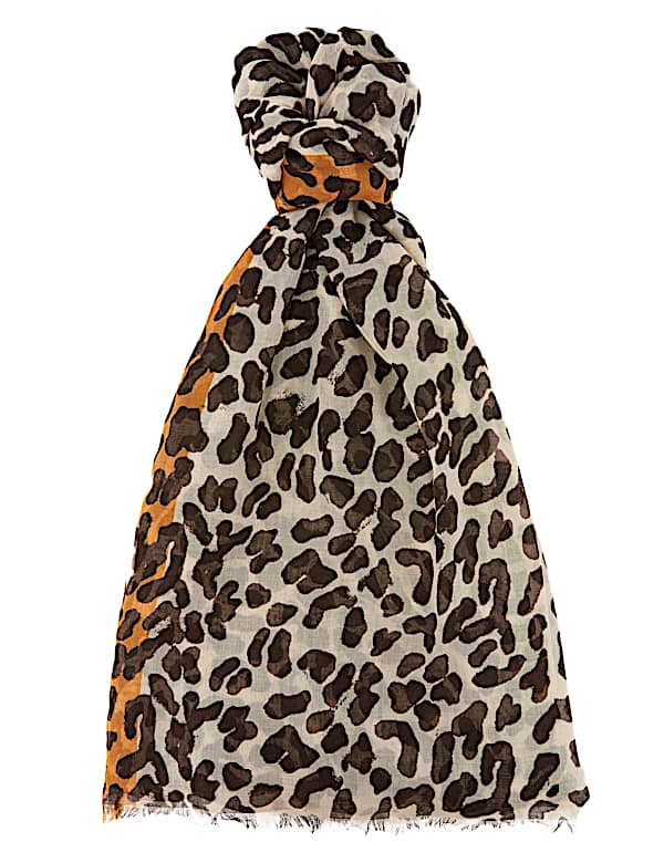 Leopard Print Scarf