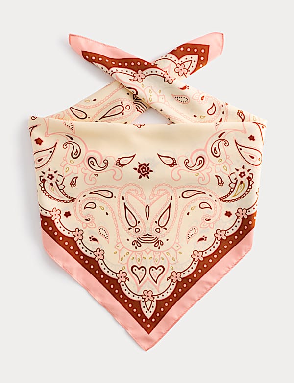 Satin Printed Neckerchief - US