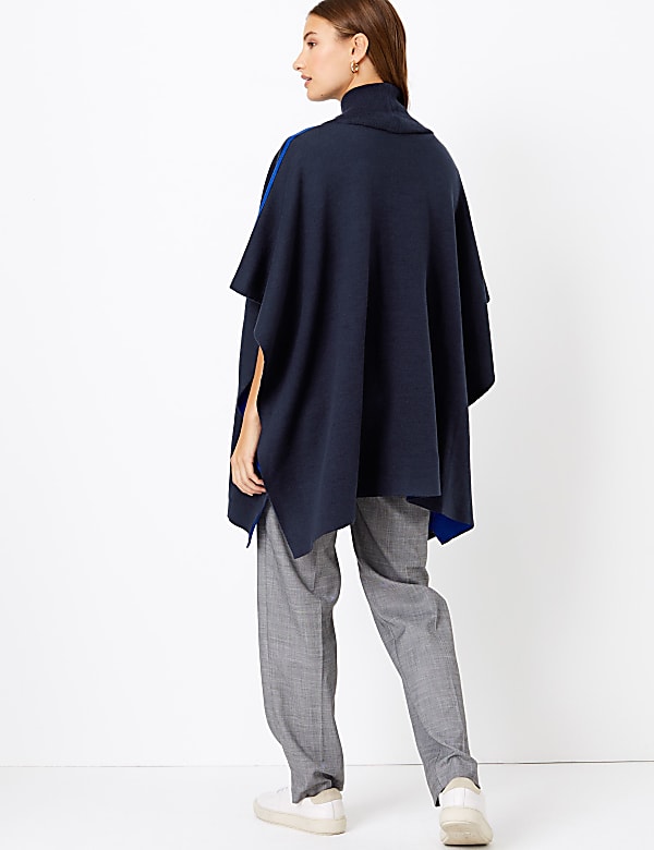 Split Front Poncho