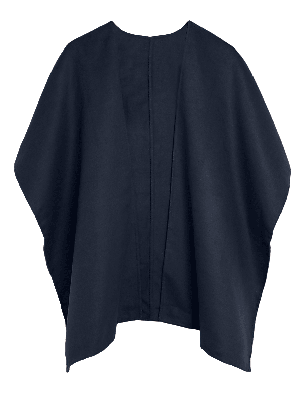 Woven Split Front Poncho