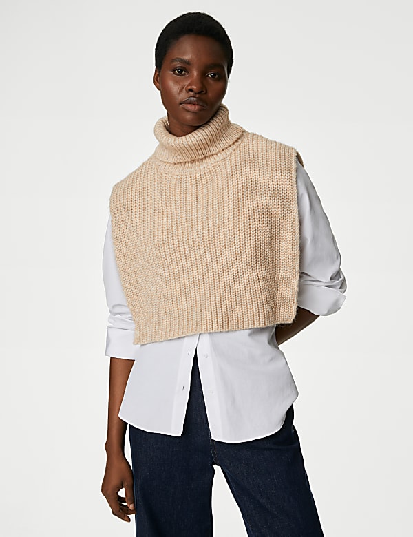 Marks and spencer poncho jumper 2025