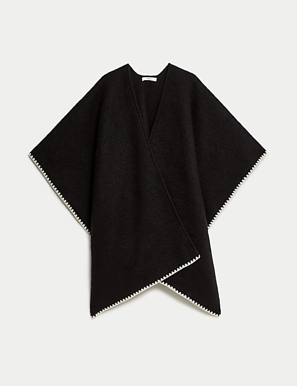 Brushed Whipstitch Poncho