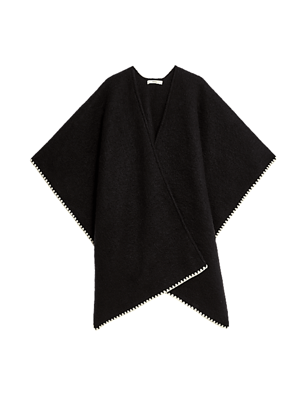 Brushed Whipstitch Poncho